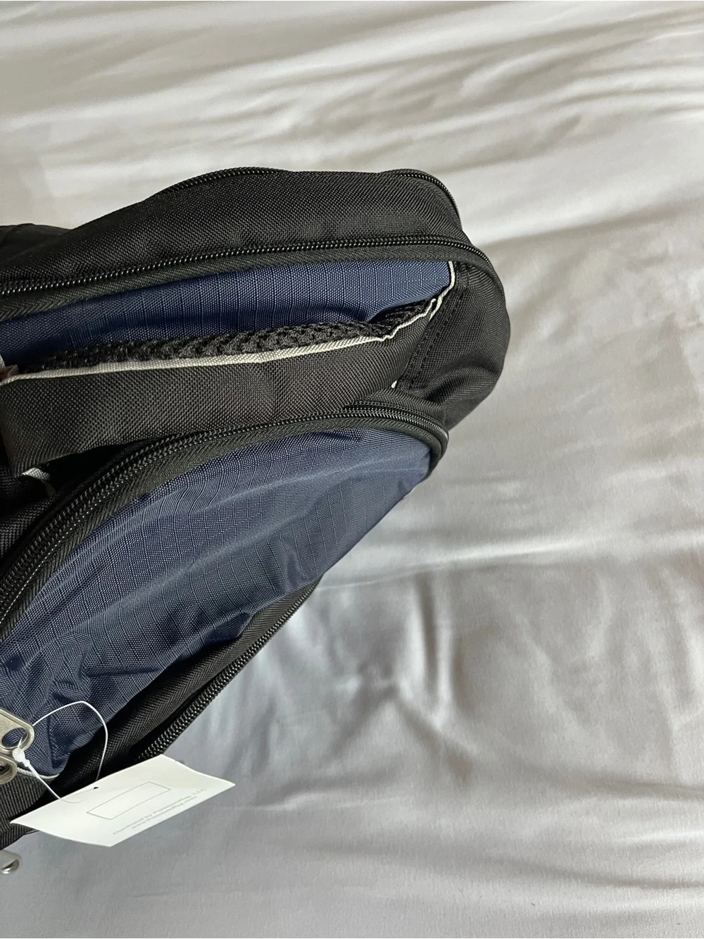 Brand New Triple Play Backpack Black Blue Large School Travel Daypack